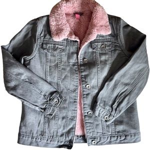 Children’s Place Girls Denim Faux Jean Jacket L(10/12)